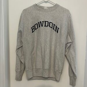 Vintage appliqué bowdoin champion sweatshirt